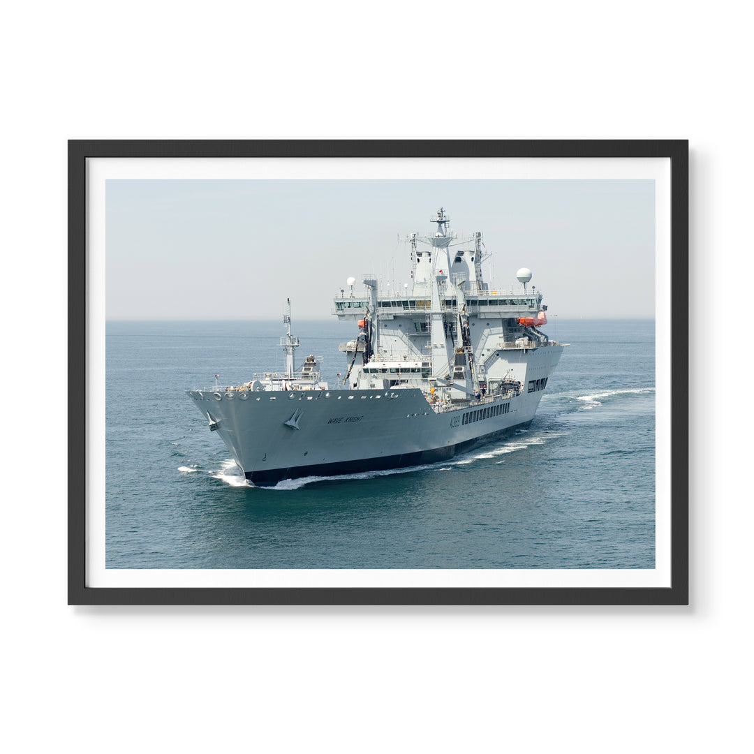 Royal Fleet Auxiliary photo print collection showcasing Britain’s naval support vessels providing logistics and replenishment to the Royal Navy worldwide