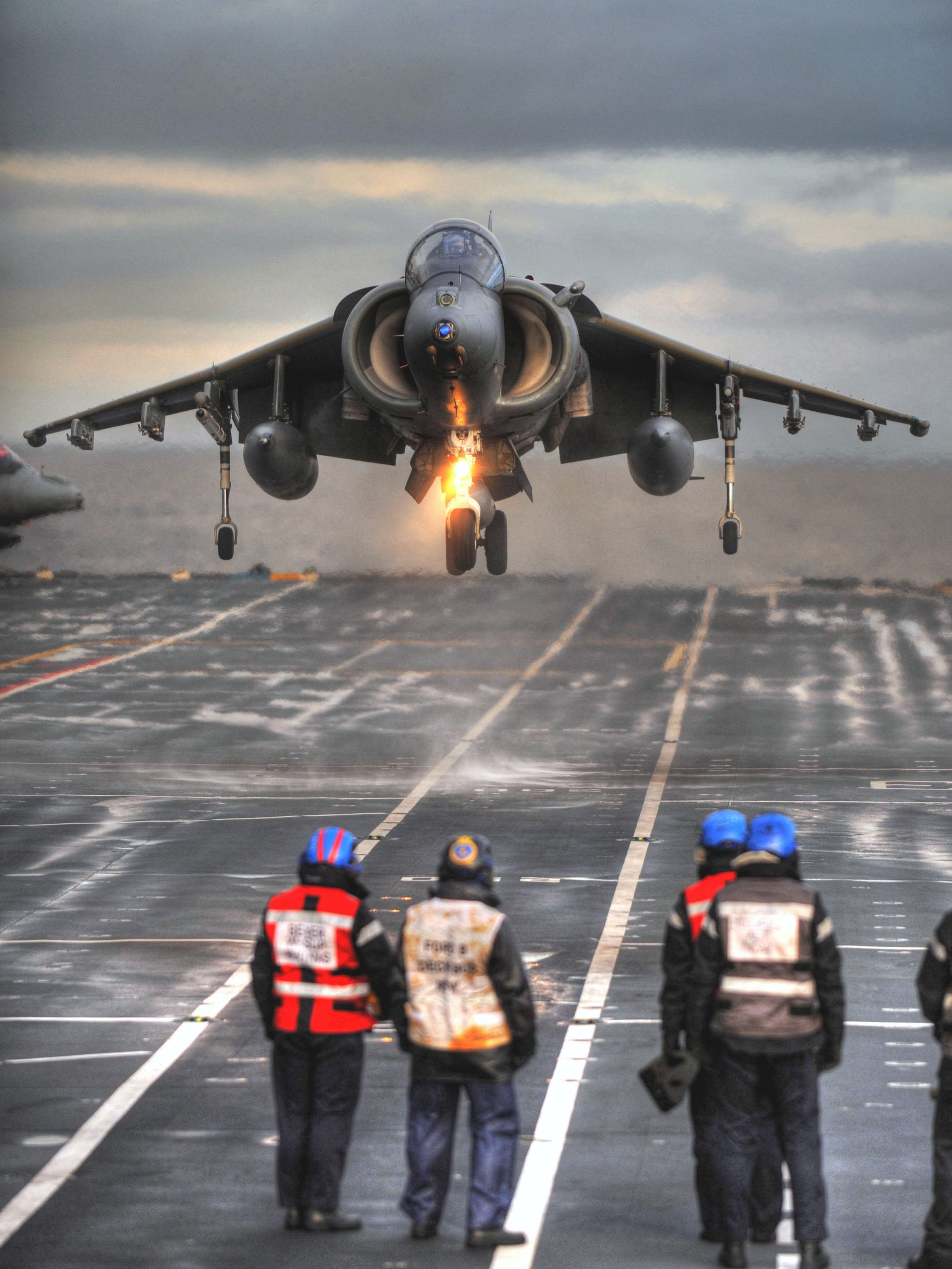 Royal Navy Harrier Jets Vertical Landing On HMS Ark Royal Photo Print royal-navy-harrier-jets-vertical-landing-on-hms-ark-royal-photo-print