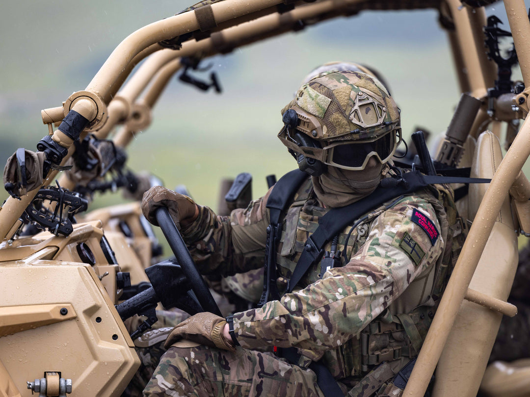 Royal Marine Commando on a Polaris MRZR-D4 Photo Print Hampshire Prints 6 x 4 No Frame No