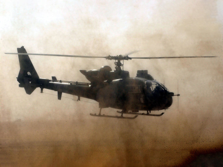 Royal Marines Gazelle Helicopter Photo Print - Royal Navy Aircraft Hampshire Prints 6 x 4 No Frame No