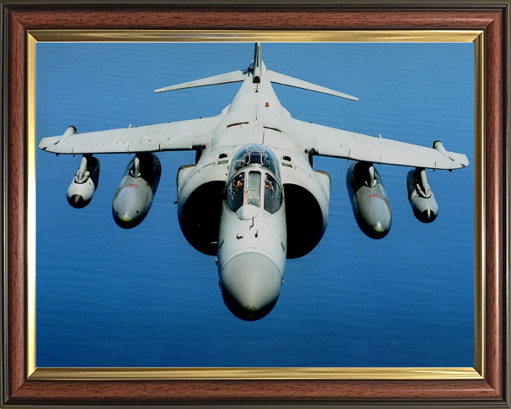 Harrier FA2 Cockpit Closeup Photo Print - Royal Navy Aircraft Hampshire Prints 10 x 8 Classic Frame No