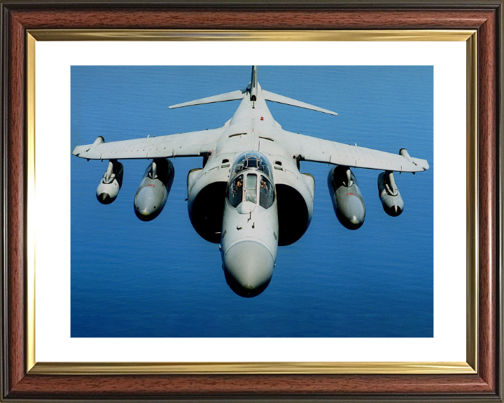 Harrier FA2 Cockpit Closeup Photo Print - Royal Navy Aircraft Hampshire Prints 10 x 8 Classic Frame Yes