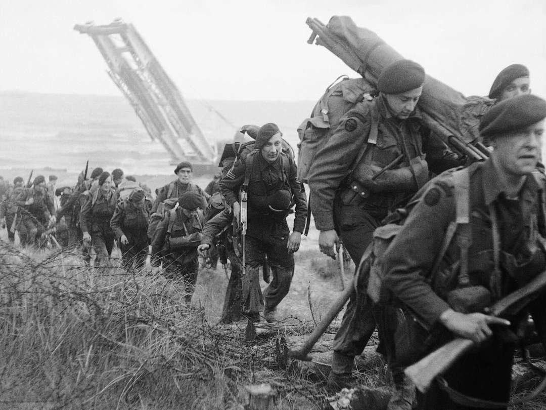 Royal Marines Commandos at Sword Beach on D-Day 1944 Photo Print Hampshire Prints 6 x 4 No Frame No