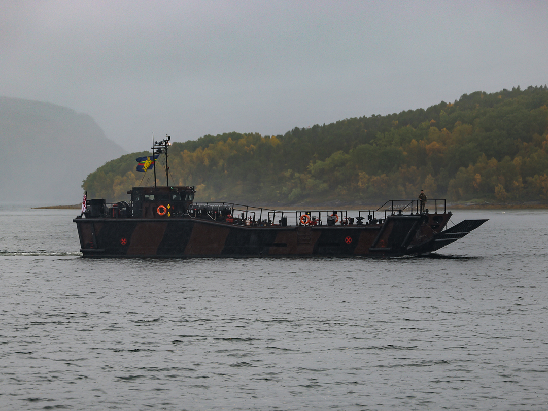 Royal Marine Landing Craft Utility (LCU) Underway Norway Photo Print - CLR Armoured Support Group Hampshire Prints 6 x 4 No Frame No
