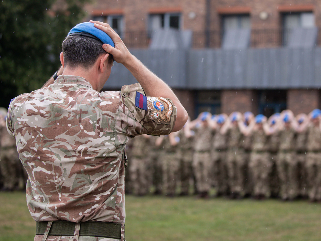 Coldstream Guards Don UN Berets 2025 Photo Print - British Army Hampshire Prints 6 x 4 No Frame No