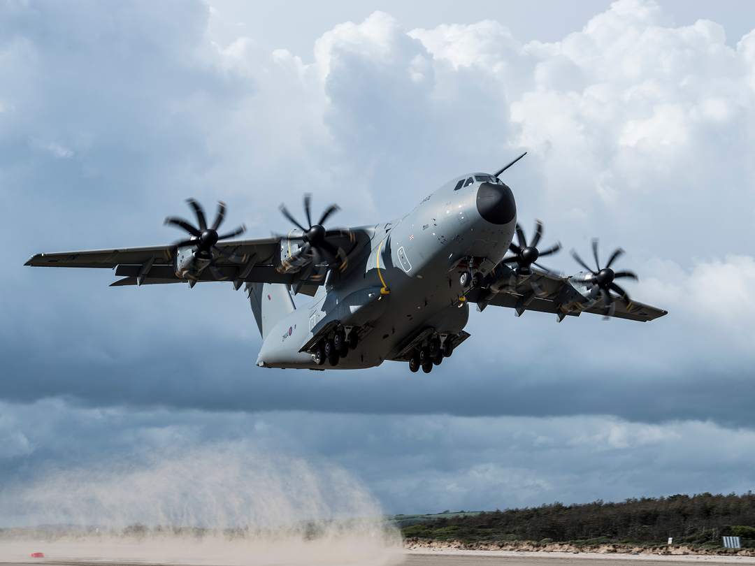 RAF Atlas A400M taking off Photo Print - Royal Air Force Aircraft Hampshire Prints 6 x 4 No Frame No