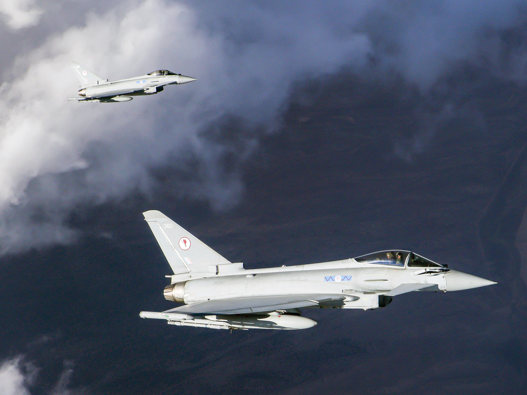 RAF 6 Squadron Typhoons Photo Print - Royal Air Force Aircraft Hampshire Prints 6 x 4 No Frame No