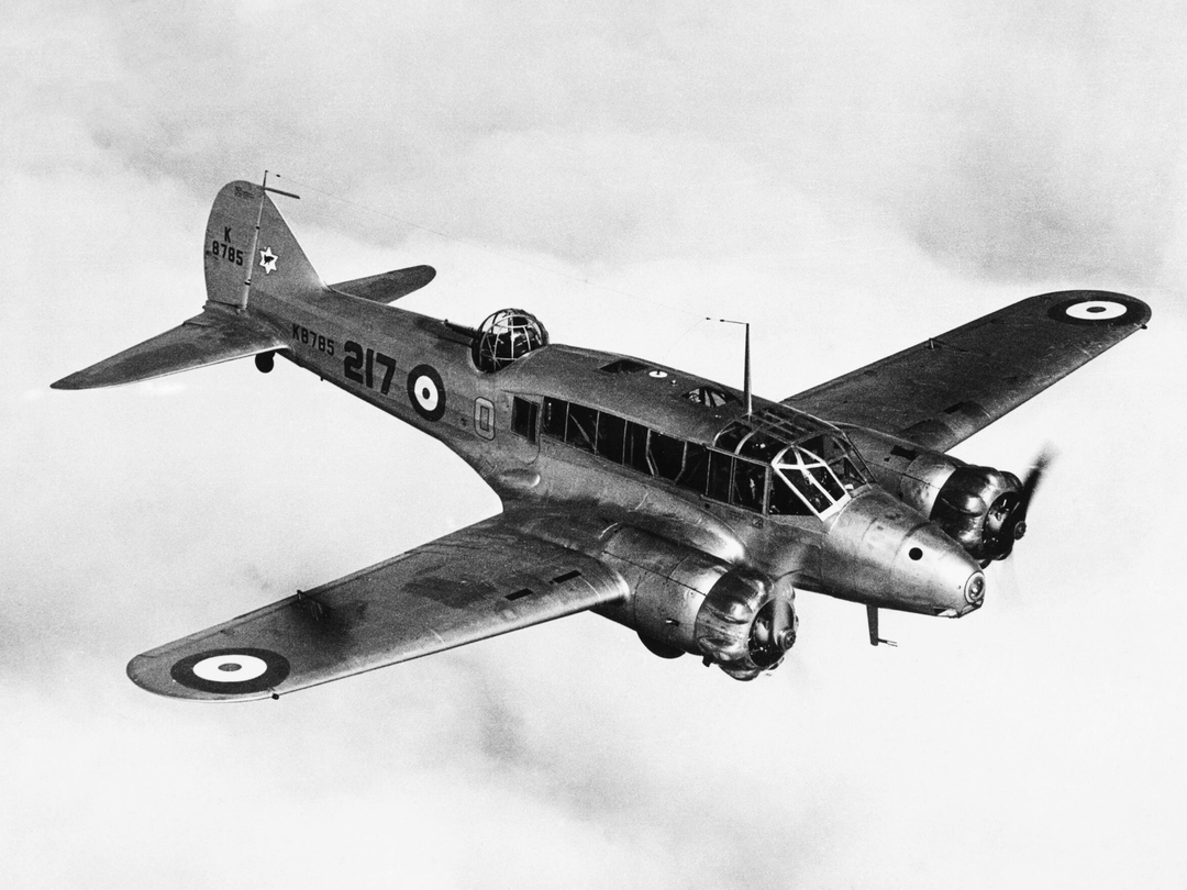 RAF Avro Anson Mark 1 in flight Photo Print - Royal Air Force Aircraft Hampshire Prints 6 x 4 No Frame No