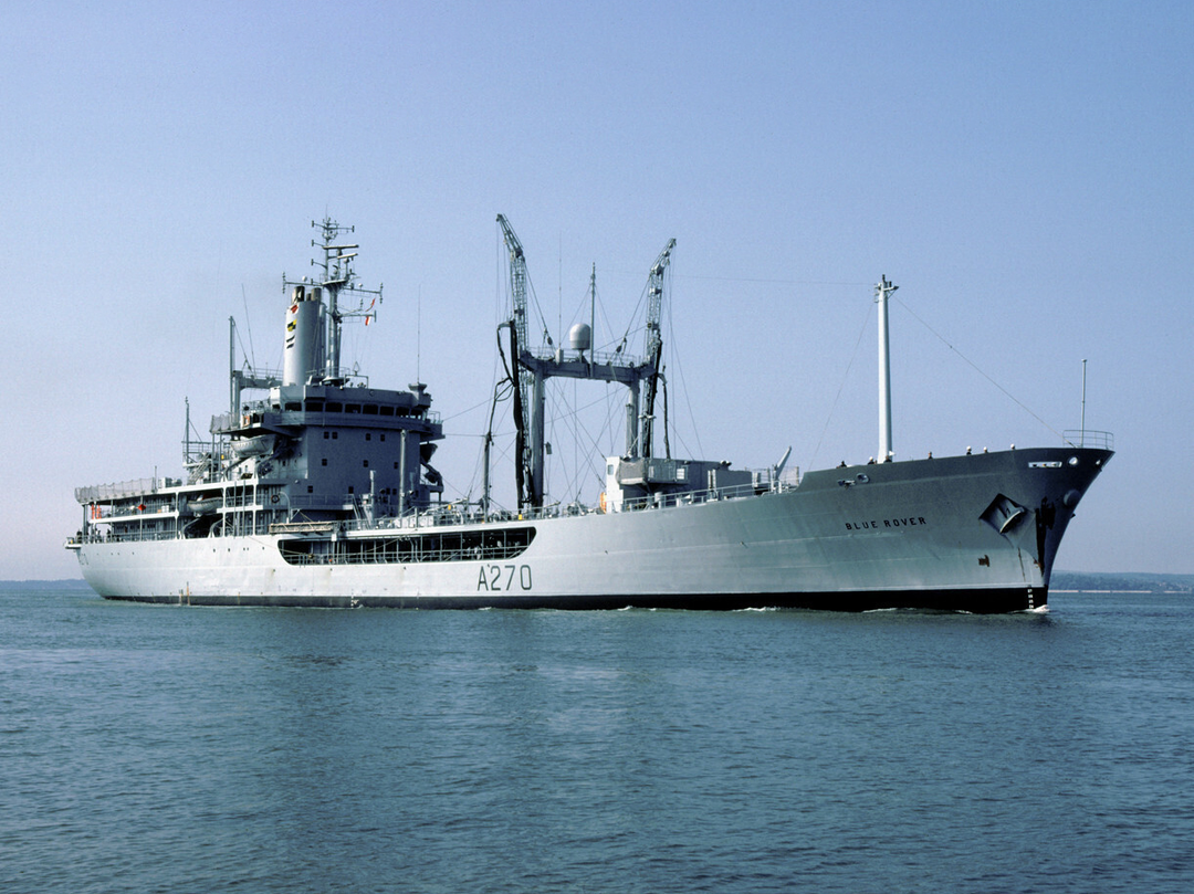 RFA Blue Rover (A270) Photo Print - Low Starboard View - Royal Fleet Auxiliary Rover Class Tanker Hampshire Prints 6 x 4 No Frame No