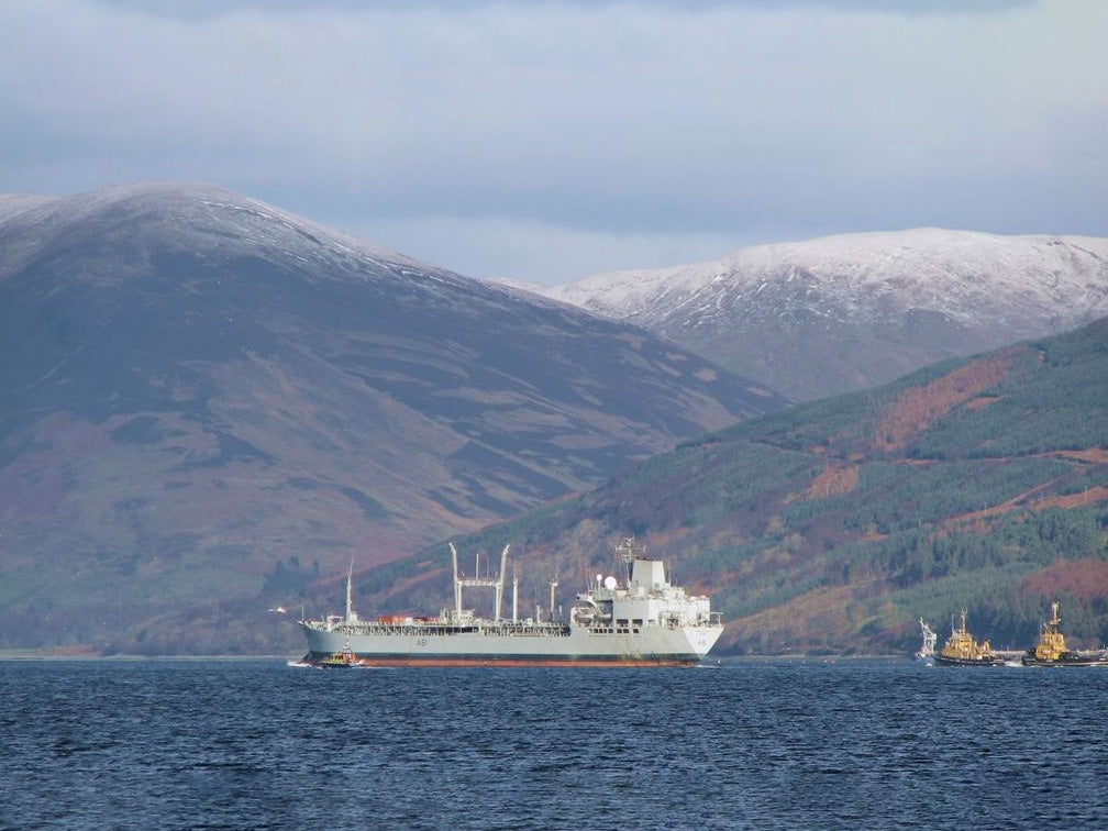 RFA Brambleleaf (A81) Photo Print - Far Port Beam View - Royal Fleet Auxiliary Leaf Class Tanker Hampshire Prints 6 x 4 No Frame No