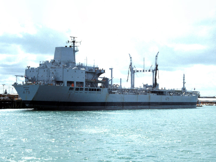 RFA Appleleaf (A79) Photo Print - Alongside - Royal Fleet Auxiliary Leaf Class Tanker Hampshire Prints 6 x 4 No Frame No