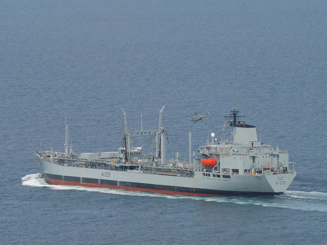 RFA Bayleaf (A109) Photo Print - High Port Side View - Royal Fleet Auxiliary Leaf Class Tanker Hampshire Prints 6 x 4 No Frame No