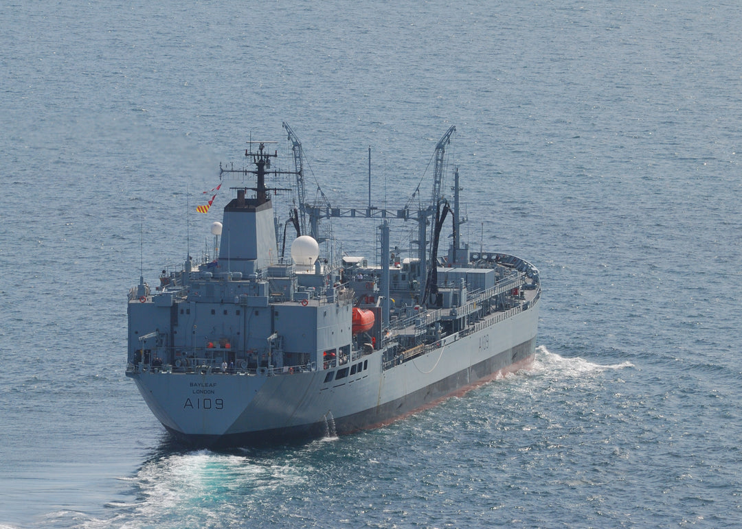 RFA Bayleaf (A109) Photo Print - Starboard Quarter View - Royal Fleet Auxiliary Leaf Class Tanker Hampshire Prints 6 x 4 No Frame No