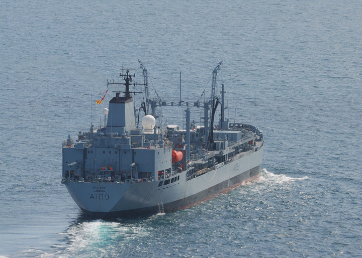 RFA Bayleaf (A109) Photo Print - Starboard Quarter View - Royal Fleet Auxiliary Leaf Class Tanker Hampshire Prints 6 x 4 No Frame No