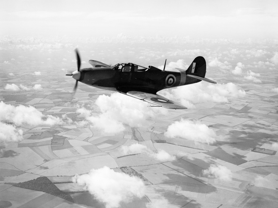 RAF Bell P-39 Airacobra Mk 2 in flight Photo Print - Royal Air Force Aircraft Hampshire Prints 6 x 4 No Frame No