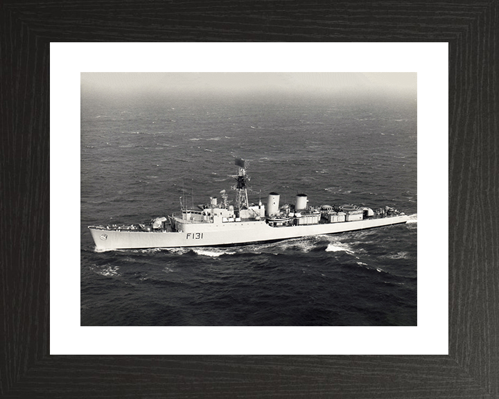 HMS Nubian (F131) Photo Print - At Sea 1976 - Royal Navy Tribal Class Frigate