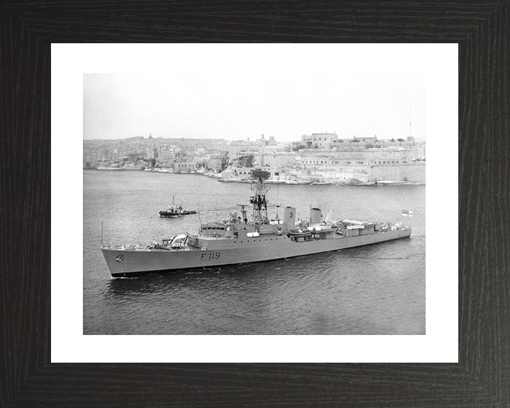 HMS Eskimo (F119) Photo Print - Valletta 1967 - Royal Navy Tribal Class Frigate