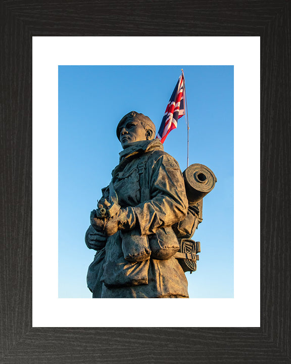 Royal Marine Yomper statue Royal Marines museum Photo Print or Framed Photo Print Hampshire Prints 10 x 8 Black Frame Yes