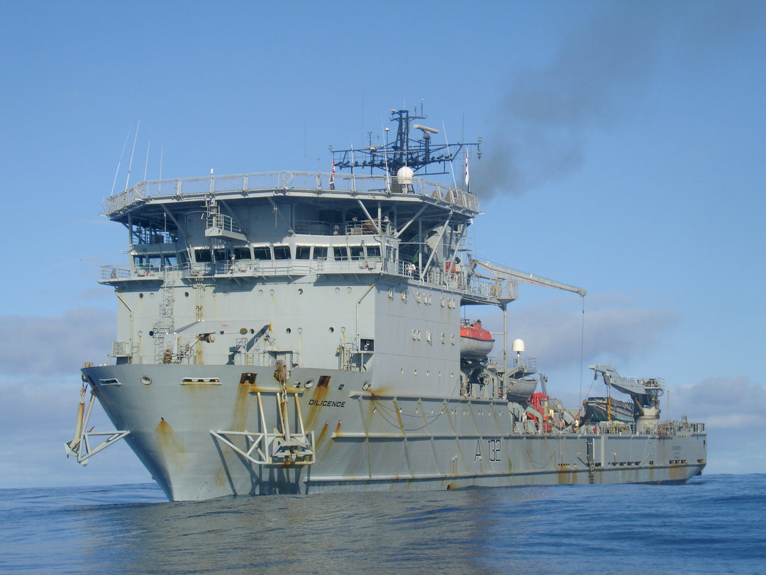 RFA Diligence (A132) Photo Print - Port Bow View - Royal Fleet Auxiliary Forward Repair Ship Hampshire Prints 6 x 4 No Frame No