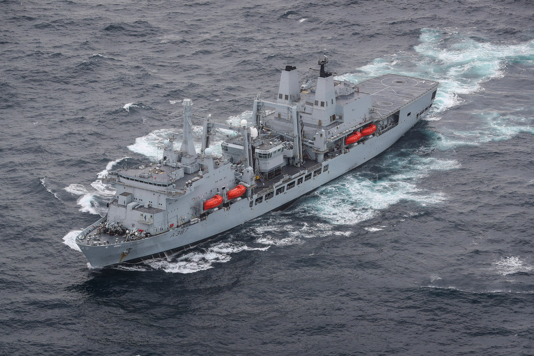 RFA Fort Victoria (A387) Photo Print - High Port Bow View - Royal Fleet Auxiliary Fort Class Tanker Hampshire Prints 6 x 4 No Frame No