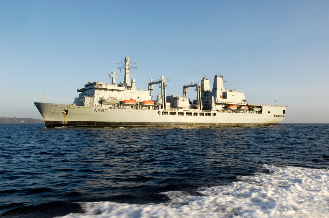 RFA Fort George (A388) Photo Print - Underway - Royal Fleet Auxiliary Fort Class Tanker Hampshire Prints 6 x 4 No Frame No
