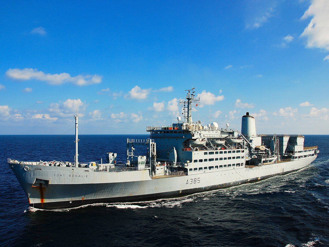 RFA Fort Rosalie (A385) Photo Print - Port Side View - Royal Fleet Auxiliary Fort Rosalie Class Ship Hampshire Prints 6 x 4 No Frame No