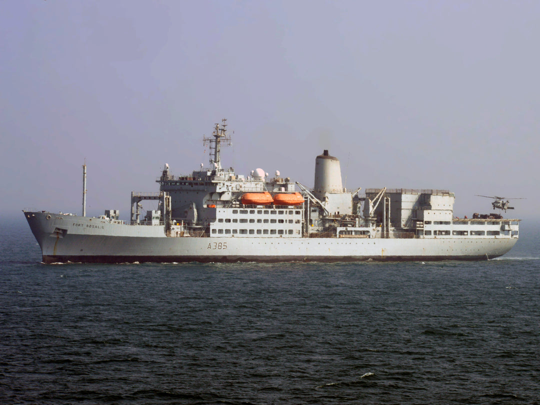 RFA Fort Rosalie (A385) Photo Print - Port Beam View - Royal Fleet Auxiliary Fort Rosalie Class Ship Hampshire Prints 6 x 4 No Frame No