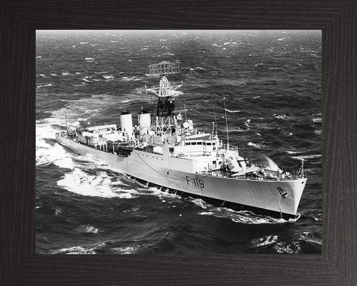 HMS Eskimo (F119) Photo Print - At sea 1967 - Royal Navy Tribal Class Frigate