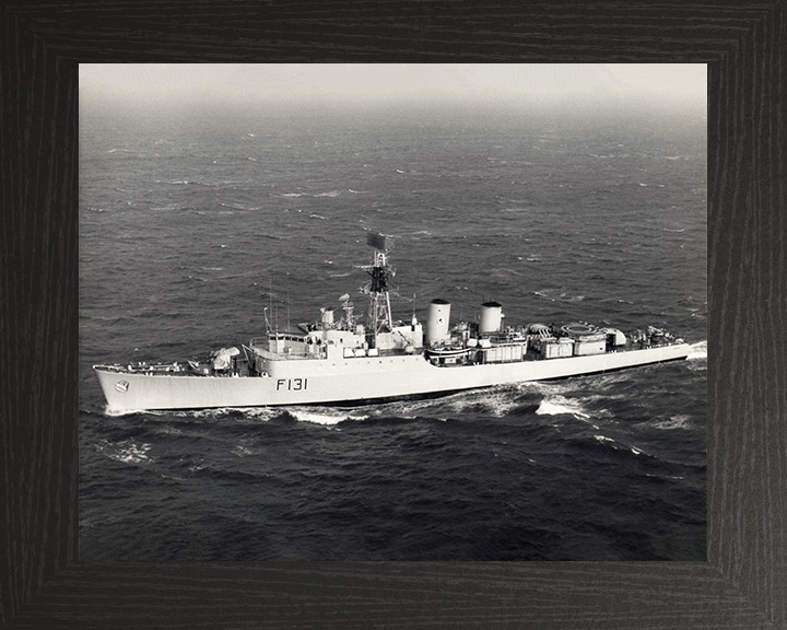 HMS Nubian (F131) Photo Print - At Sea 1976 - Royal Navy Tribal Class Frigate
