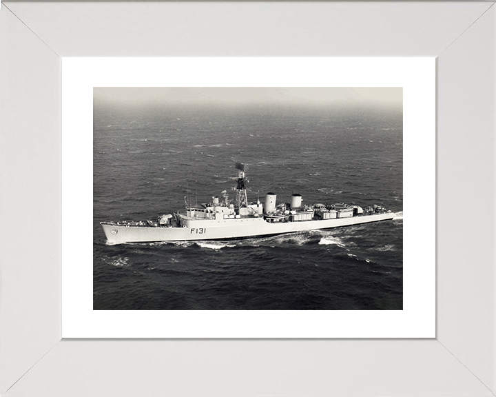 HMS Nubian (F131) Photo Print - At Sea 1976 - Royal Navy Tribal Class Frigate