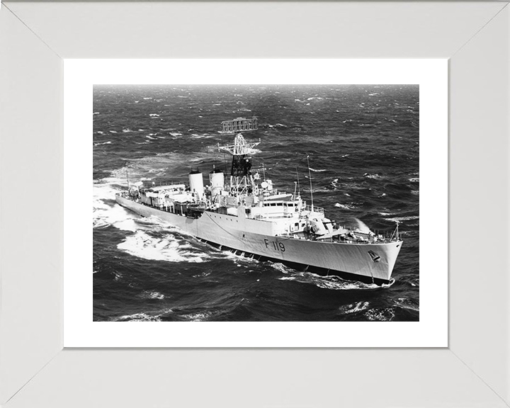 HMS Eskimo (F119) Photo Print - At sea 1967 - Royal Navy Tribal Class Frigate