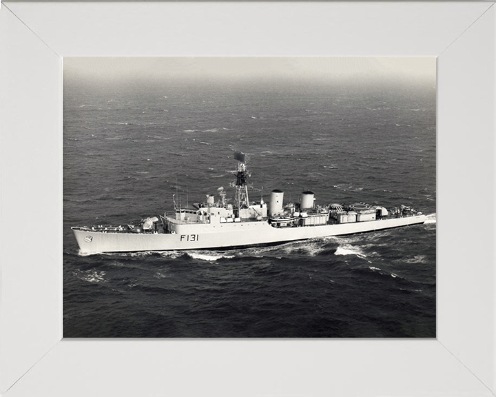 HMS Nubian (F131) Photo Print - At Sea 1976 - Royal Navy Tribal Class Frigate