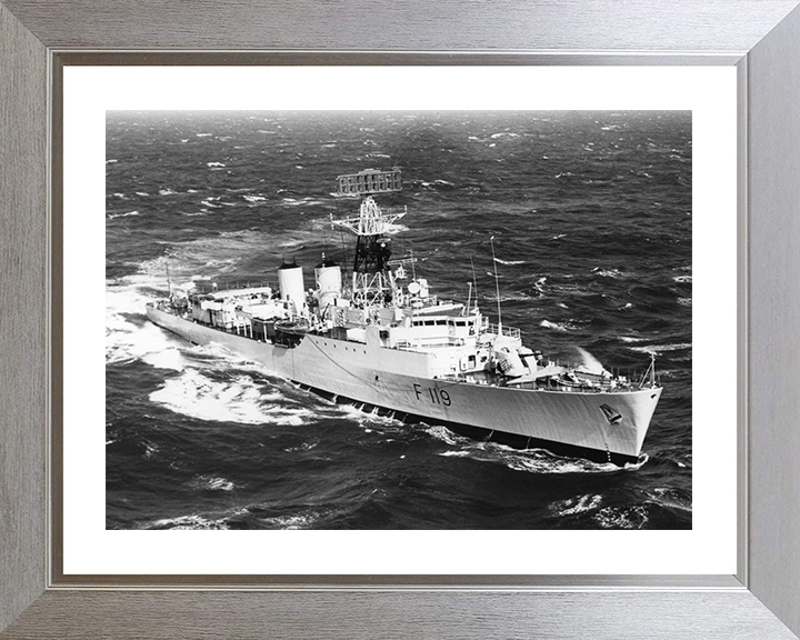 HMS Eskimo (F119) Photo Print - At sea 1967 - Royal Navy Tribal Class Frigate