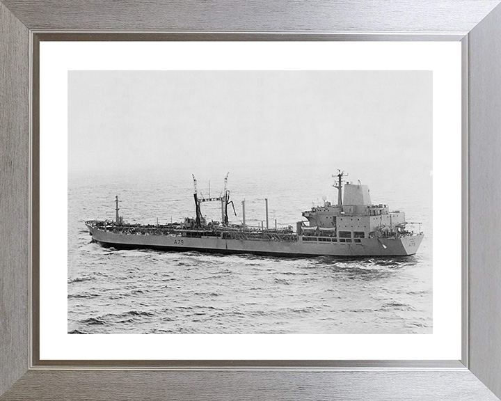 RFA Appleleaf (A79) Photo Print - Port Side - Royal Fleet Auxiliary Leaf Class Tanker Hampshire Prints 10 x 8 Silver Frame Yes