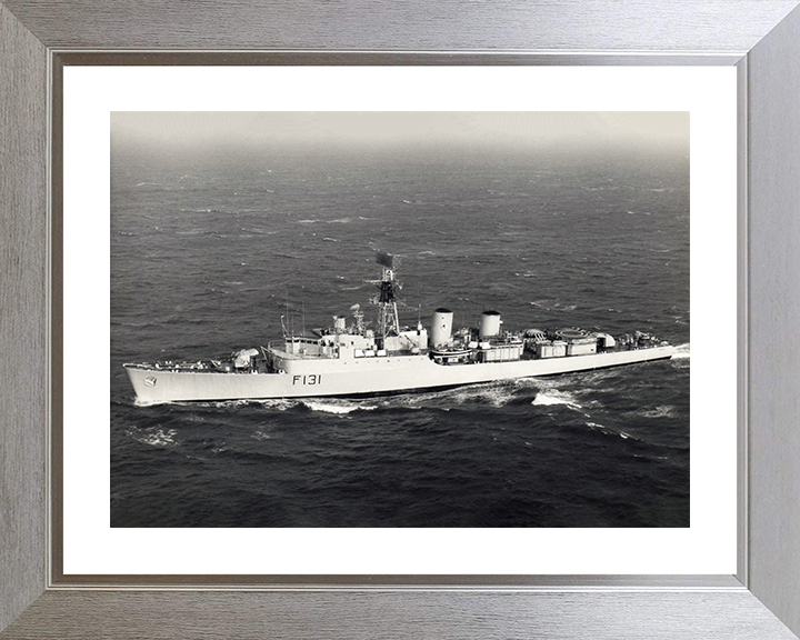 HMS Nubian (F131) Photo Print - At Sea 1976 - Royal Navy Tribal Class Frigate