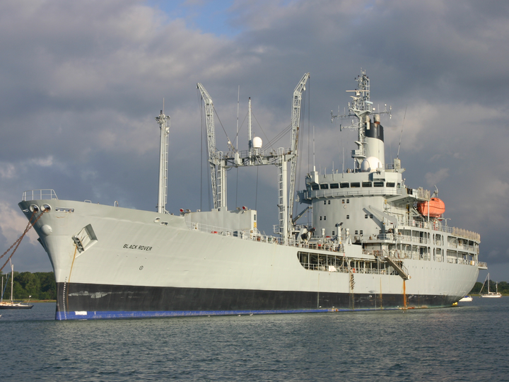 RFA Black Rover (A273) Photo Print - At A Buoy - Royal Fleet Auxiliary Rover Class Tanker Hampshire Prints 6 x 4 No Frame No