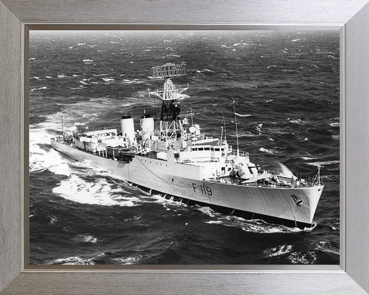 HMS Eskimo (F119) Photo Print - At sea 1967 - Royal Navy Tribal Class Frigate