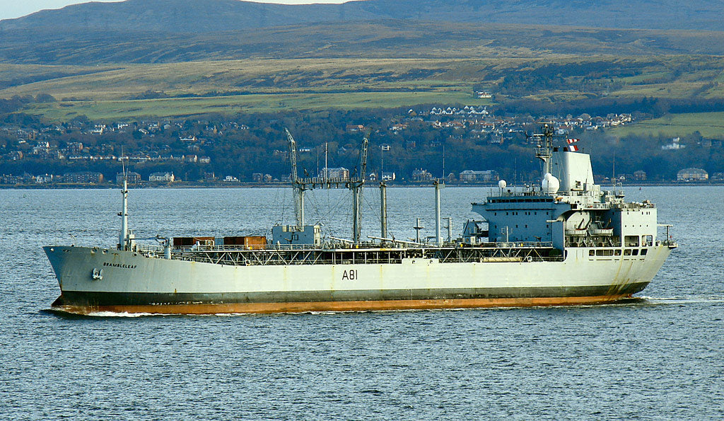 RFA Brambleleaf (A81) Photo Print - Port Side View - Royal Fleet Auxiliary Leaf Class Tanker Hampshire Prints 6 x 4 No Frame No