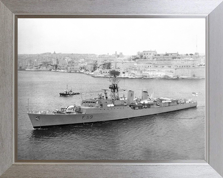 HMS Eskimo (F119) Photo Print - Valletta 1967 - Royal Navy Tribal Class Frigate