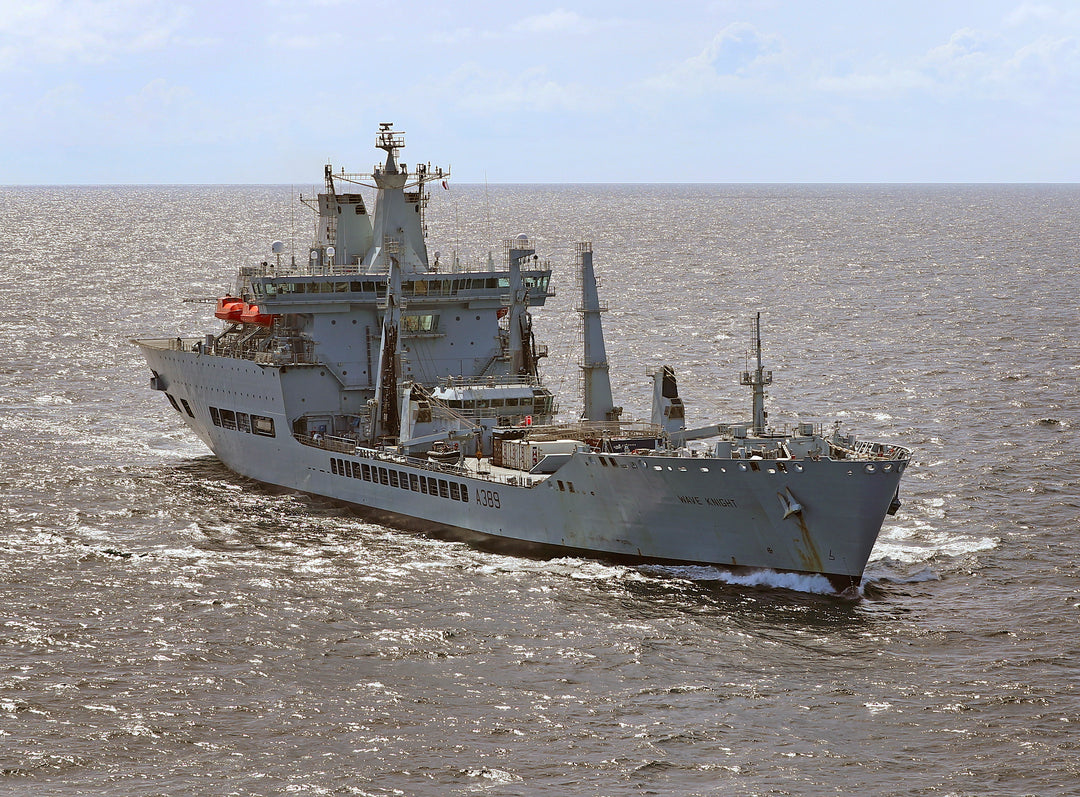 RFA Wave Knight (A389) Photo Print - Starboard Bow View - Royal Fleet Auxiliary Wave Class Tanker Hampshire Prints 6 x 4 No Frame No