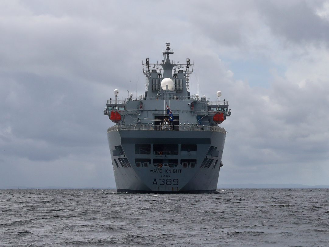 RFA Wave Knight (A389) Photo Print - Stern View - Royal Fleet Auxiliary Wave Class Tanker Hampshire Prints 6 x 4 No Frame No