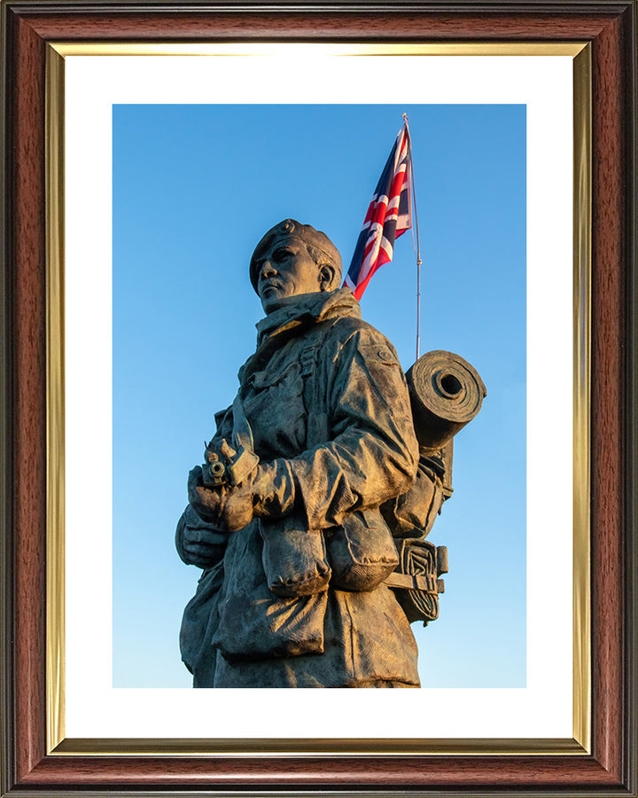Royal Marine Yomper statue Royal Marines museum Photo Print or Framed Photo Print Hampshire Prints 10 x 8 Classic Frame Yes