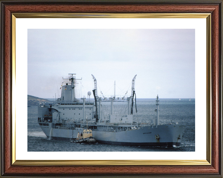 RFA Appleleaf (A79) Photo Print - Starboard Side - Royal Fleet Auxiliary Leaf Class Tanker Hampshire Prints 10 x 8 Classic Frame Yes
