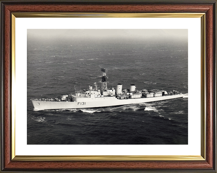 HMS Nubian (F131) Photo Print - At Sea 1976 - Royal Navy Tribal Class Frigate