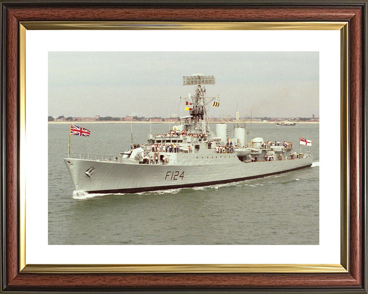 HMS Zulu (F124) Photo Print - Families Day - Royal Navy Tribal Class Frigate Hampshire Prints 10 x 8 Classic Frame Yes