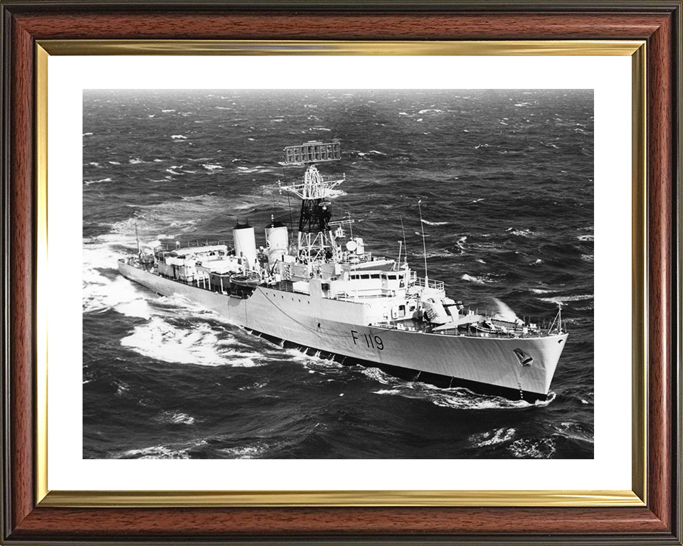 HMS Eskimo (F119) Photo Print - At sea 1967 - Royal Navy Tribal Class Frigate