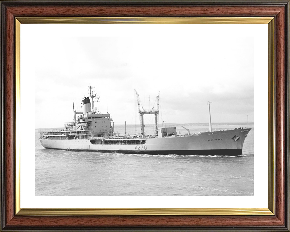 RFA Blue Rover (A270) Photo Print - Starboard View - Royal Fleet Auxiliary Rover Class Tanker Hampshire Prints 10 x 8 Classic Frame Yes
