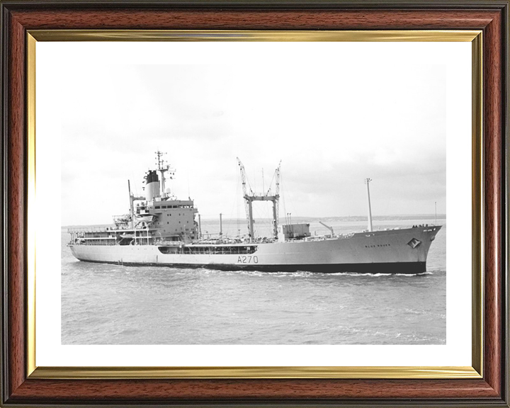 RFA Blue Rover (A270) Photo Print - Starboard View - Royal Fleet Auxiliary Rover Class Tanker Hampshire Prints 10 x 8 Classic Frame Yes