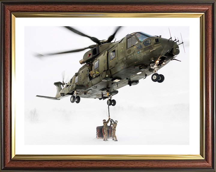 Royal Marines Commando Mobile Air Operations Team Photo Print - MAOT Hampshire Prints 10 x 8 Classic Frame Yes