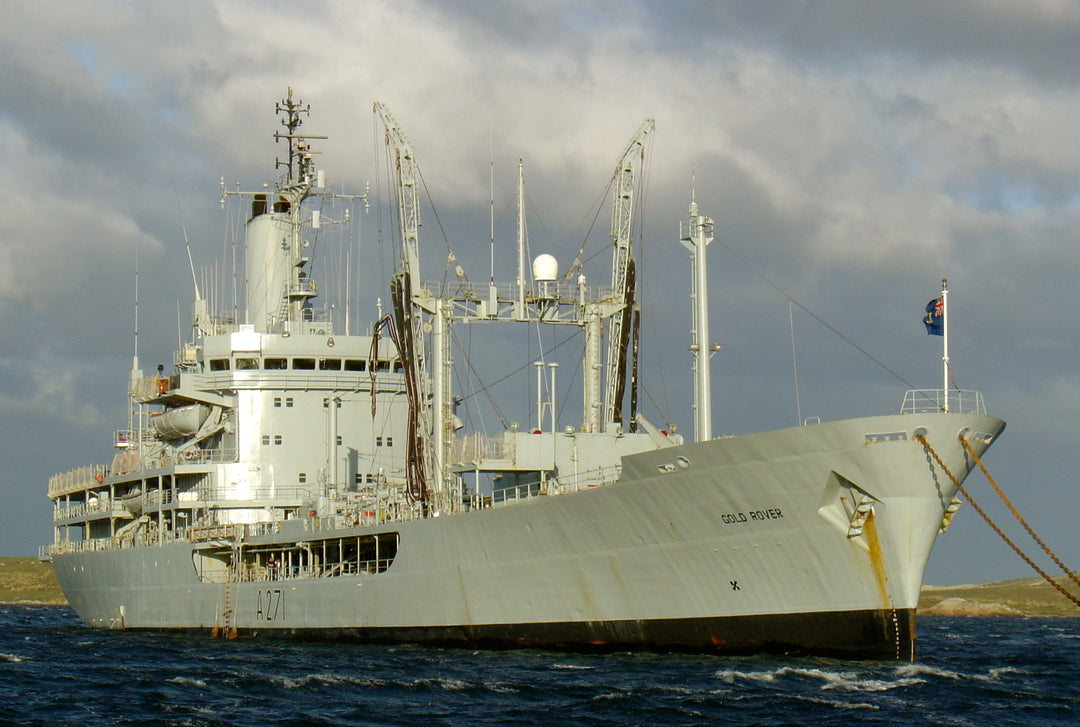 RFA Gold Rover (A271) Photo Print - At A Buoy - Royal Fleet Auxiliary Rover Class Tanker Hampshire Prints 6 x 4 No Frame No
